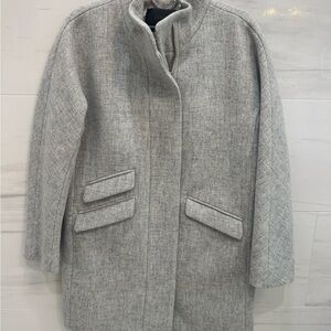 J. Crew Women's Heather Gray Pea Coat